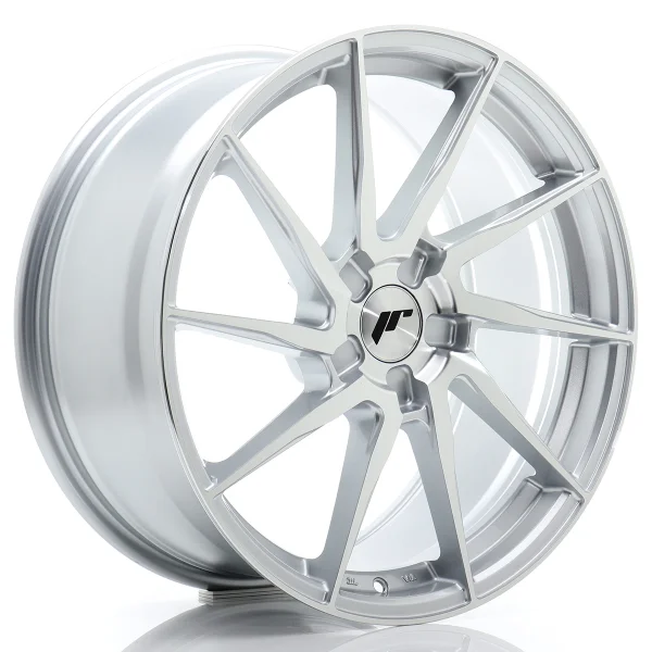 JR Wheels JR36 18x8 ET20-45 5H BLANK Silver Machined Face